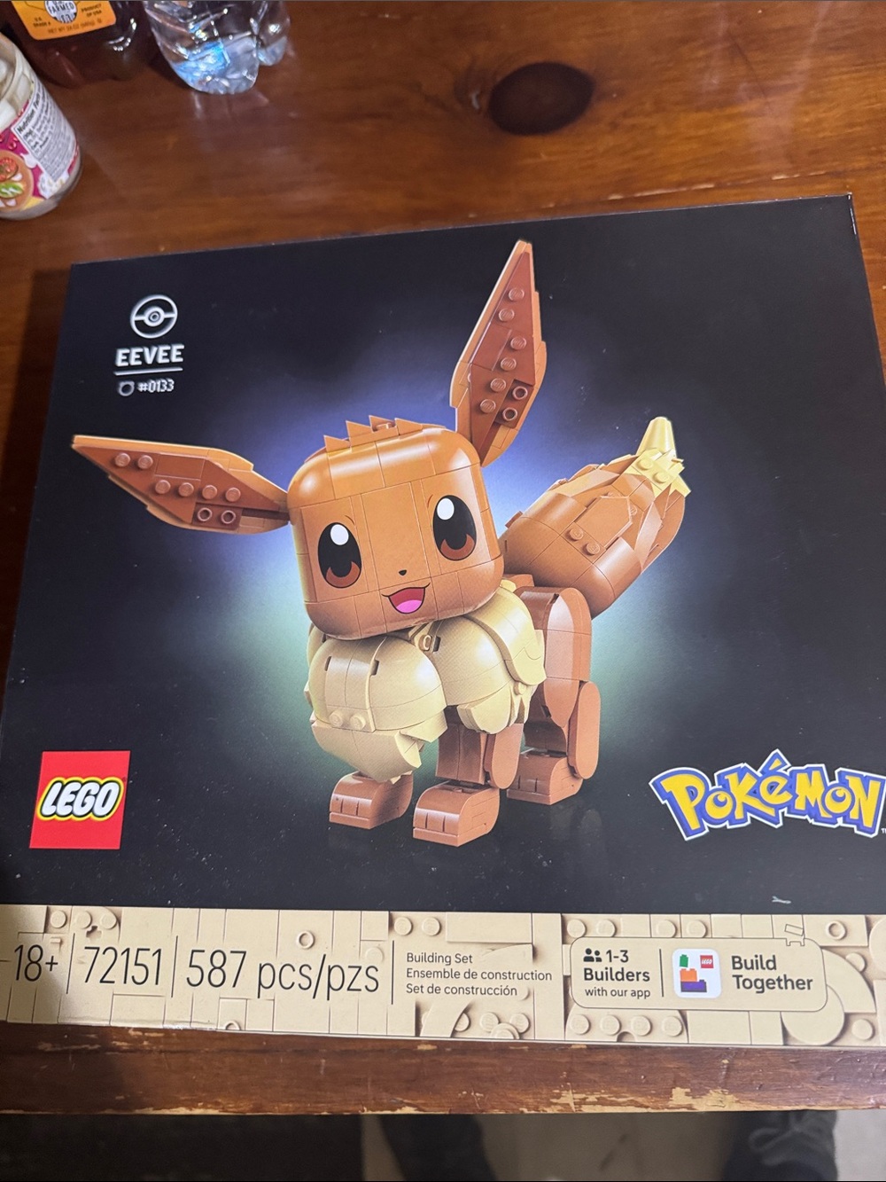 Lego Pokémon Eevee Building Set - Brown and Cream